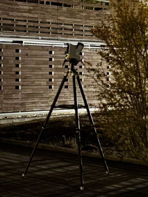 Le setup Seestar : trépied SW, base EQ SW et le S30